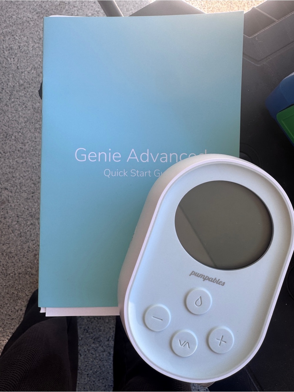 Genie Advanced White Wearable Breast Pump Controller